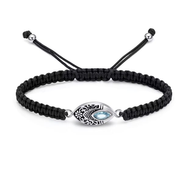 starlight urns crystal eye urn bracelet for women – elegant memorial keepsake jewelry for ashes