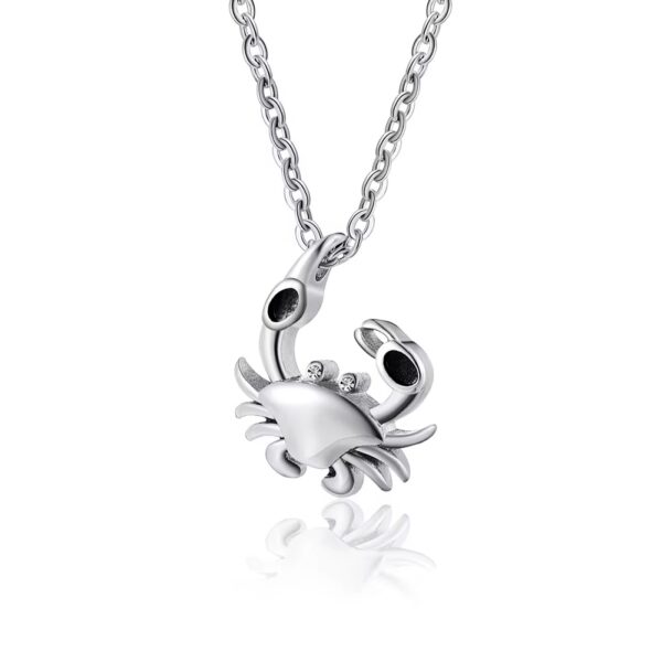 starlight urns crab cancer urn necklace for ashes – ocean inspired memorial jewelry