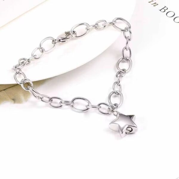 starlight urns star urn bracelet – memorial keepsake jewelry for ashes