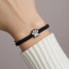 starlight urns paw print urn bracelet for ashes – unisex memorial keepsake jewelry for pet lovers