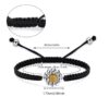 starlight urns adjustable rope sunflower daisy urn bracelet for women – memorial ashes keepsake jewelry
