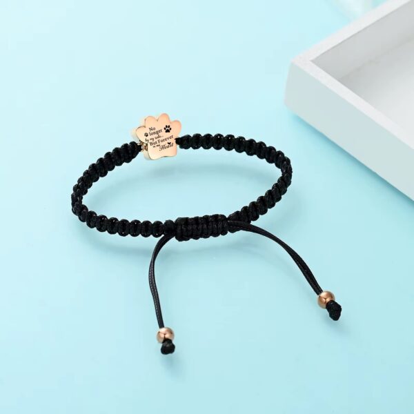 starlight urns paw print urn bracelet for ashes – unisex memorial keepsake jewelry for pet lovers