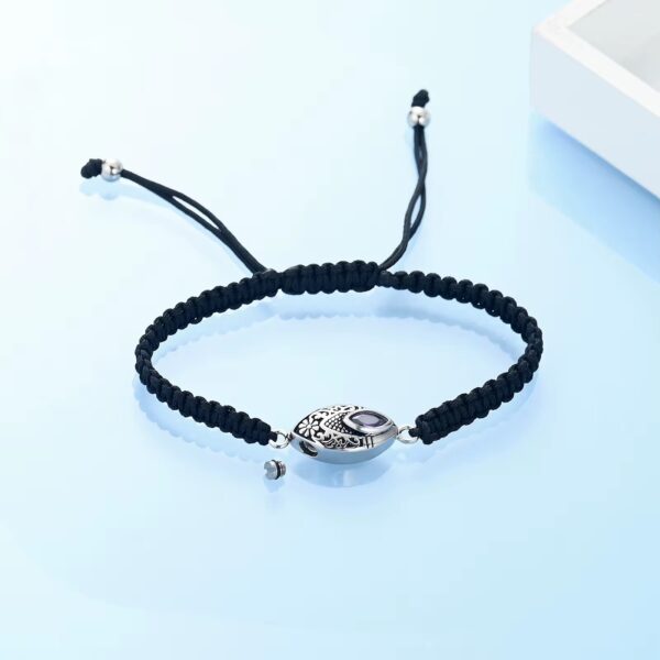 starlight urns crystal eye urn bracelet for women – elegant memorial keepsake jewelry for ashes