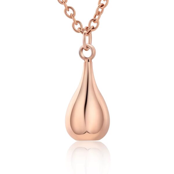 starlight urns teardrop urn necklace for ashes – stainless steel cremation jewelry memorial keepsake pendant
