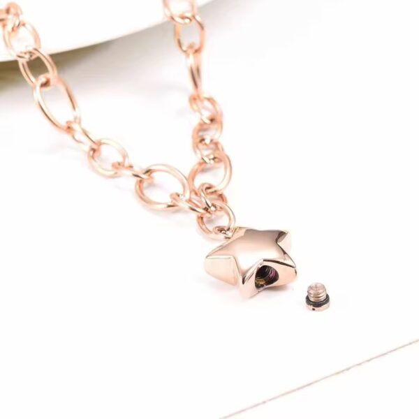 starlight urns star urn bracelet – memorial keepsake jewelry for ashes