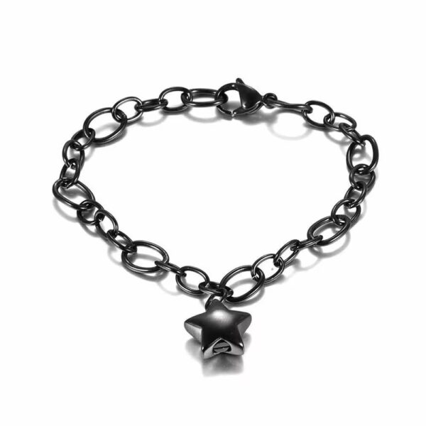 starlight urns star urn bracelet – memorial keepsake jewelry for ashes