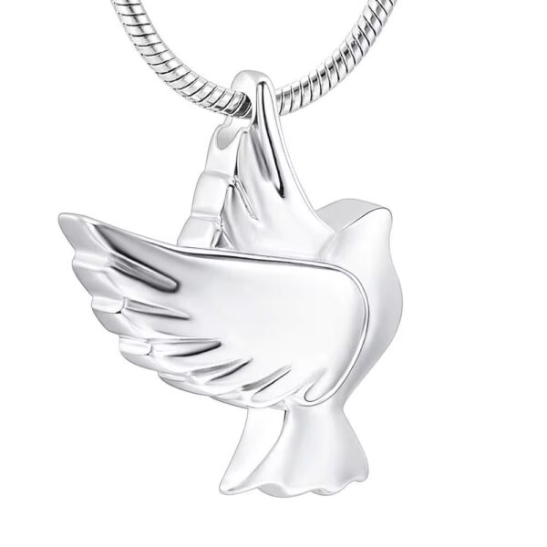 starlight urns pigeon urn necklace for ashes – stainless steel memorial pendant keepsake