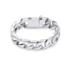 starlight urns heavy stainless steel chain link urn bracelet for men – memorial cremation jewelry for ashes