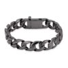 starlight urns heavy stainless steel chain link urn bracelet for men – memorial cremation jewelry for ashes