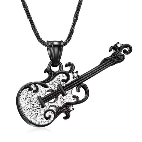 starlight urns guitar urn necklace – memorial jewelry for musicians and music lovers