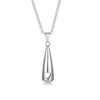 starlight urns teardrop heart urn pendant necklace for ashes – stainless steel cremation jewelry memorial keepsake