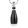 starlight urns bowling pin urn necklace for ashes – stainless steel cremation jewelry keepsake