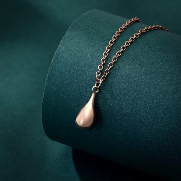 starlight urns teardrop urn necklace for ashes – stainless steel cremation jewelry memorial keepsake pendant