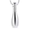 starlight urns bowling pin urn necklace for ashes – stainless steel cremation jewelry keepsake