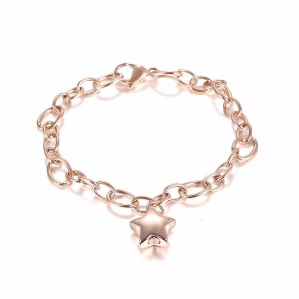 starlight urns star urn bracelet – memorial keepsake jewelry for ashes