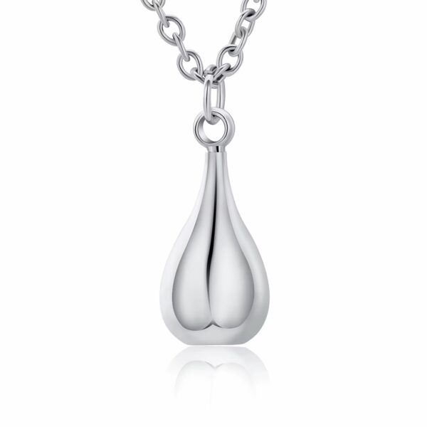 starlight urns teardrop urn necklace for ashes – stainless steel cremation jewelry memorial keepsake pendant