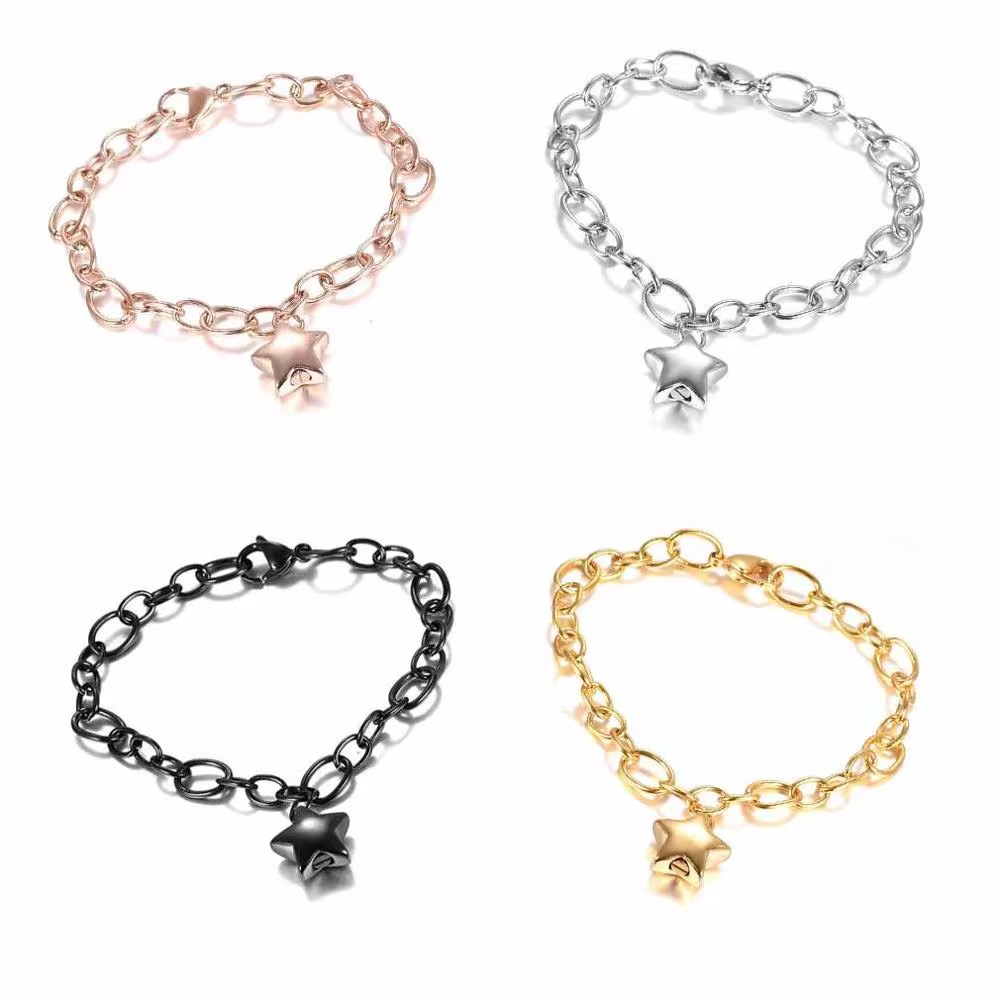 starlight urns star urn bracelet – memorial keepsake jewelry for ashes