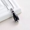 starlight urns bowling pin urn necklace for ashes – stainless steel cremation jewelry keepsake