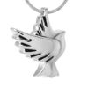 starlight urns pigeon urn necklace for ashes – stainless steel memorial pendant keepsake