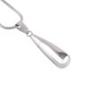 starlight urns teardrop heart urn pendant necklace for ashes – stainless steel cremation jewelry memorial keepsake
