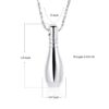 starlight urns bowling pin urn necklace for ashes – stainless steel cremation jewelry keepsake