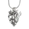 starlight urns anatomical heart urn necklace – unique cremation jewelry for ashes