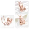 starlight urns teddy bear urn necklace – child & infant memorial cremation jewelry for ashes