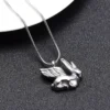 starlight urns bunny urn necklace, rabbit cremation jewelry
