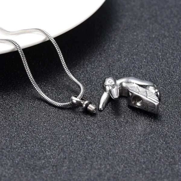 starlight urns bunny urn necklace, rabbit cremation jewelry