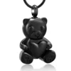 starlight urns teddy bear urn necklace – child & infant memorial cremation jewelry for ashes