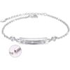 starlight urns cube urn bracelet with heart crystals – memorial cremation jewelry for women