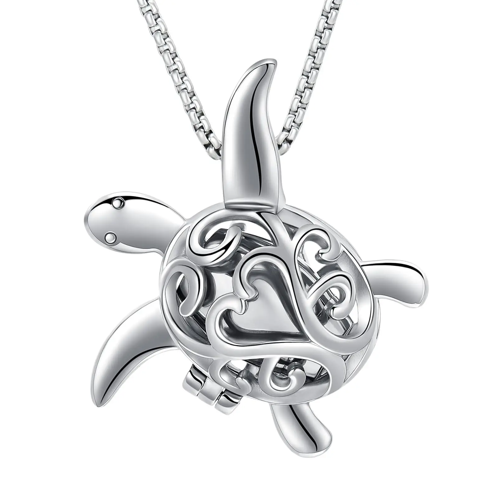 starlight urns turtle urn necklace – memorial cremation jewelry for ashes