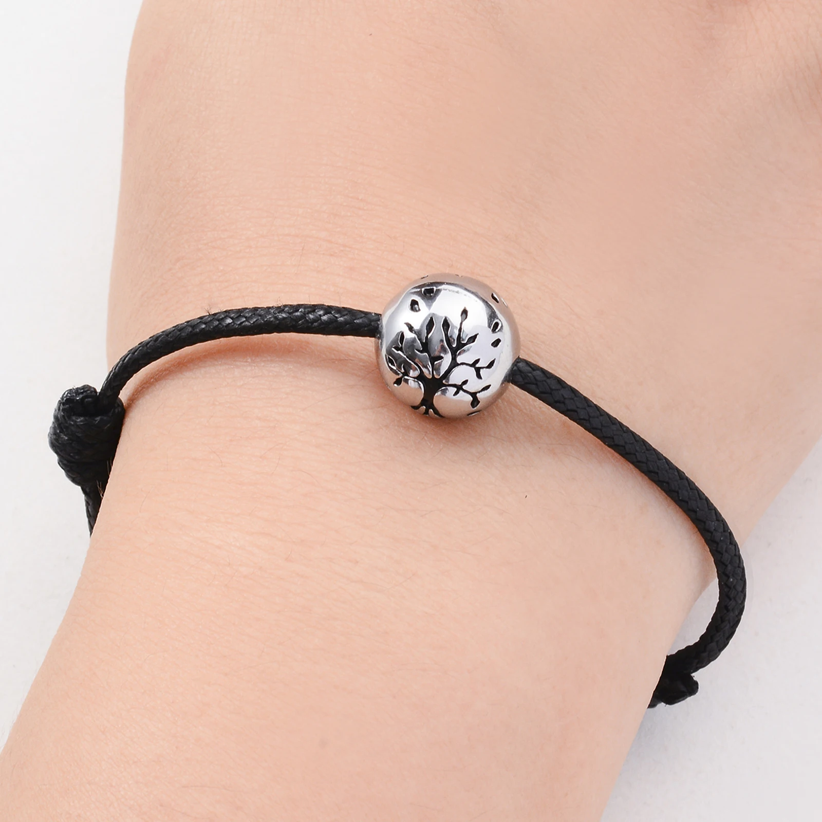 Starlight Urns Adjustable Rope Tree of Life Urn Bracelet for Women – Memorial Ash Cremation Jewelry