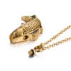 starlight urns fish urn necklace – memorial cremation jewelry for ashes