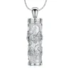 starlight urns cylinder urn necklace with butterflies – memorial cremation jewelry for ashes