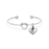 starlight urns heart knot stainless steel urn bracelet for women – memorial cremation jewelry