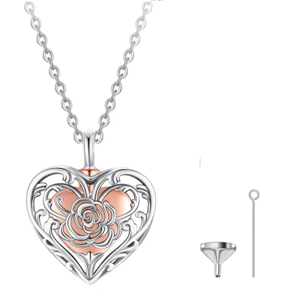 starlight urns butterfly urn necklace for ashes – memorial cremation jewelry keepsake pendant steel