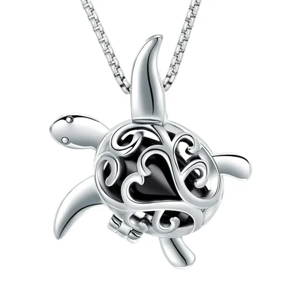 starlight urns turtle urn necklace – memorial cremation jewelry for ashes