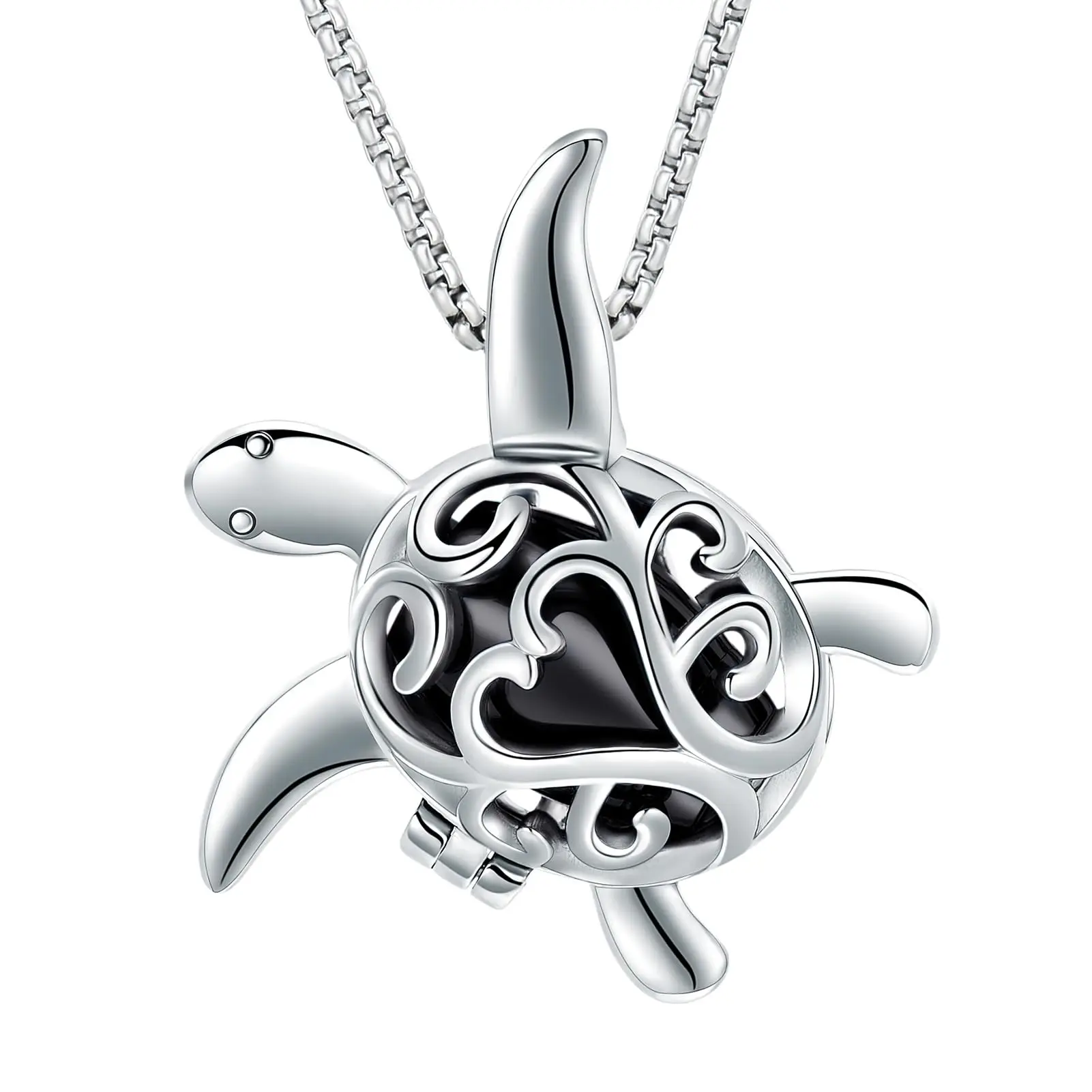starlight urns turtle urn necklace – memorial cremation jewelry for ashes