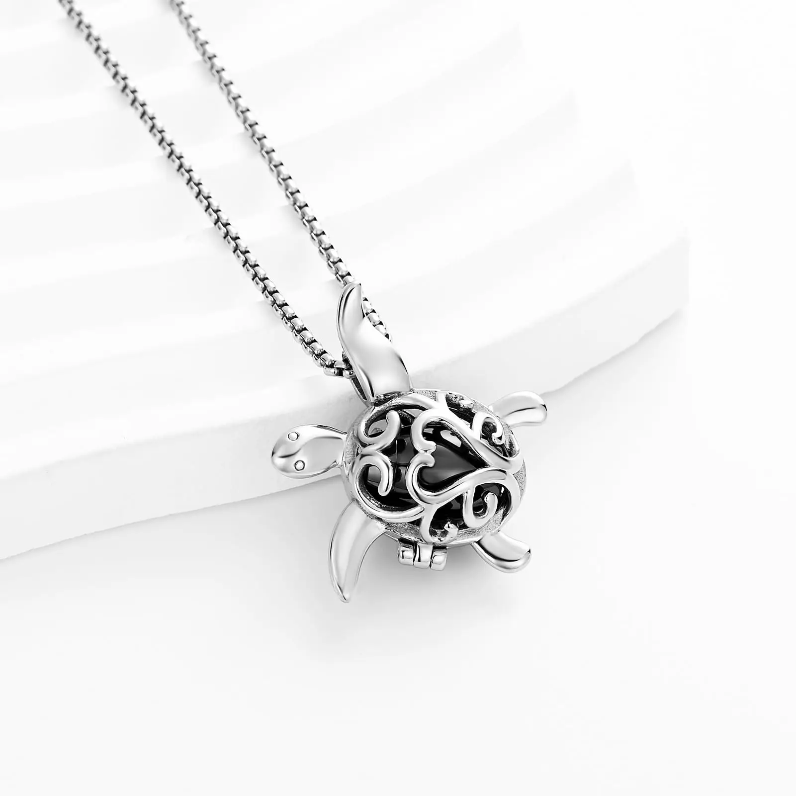 starlight urns turtle urn necklace – memorial cremation jewelry for ashes