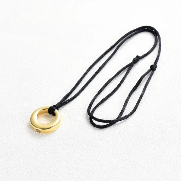 starlight urns circle stainless steel urn necklace for ashes – cremation jewelry memorial keepsake pendant