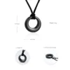 starlight urns circle stainless steel urn necklace for ashes – cremation jewelry memorial keepsake pendant