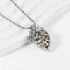 starlight urns anatomical heart urn necklace – unique cremation jewelry for ashes