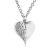 starlight urns heart angel wing cremation jewelry necklace