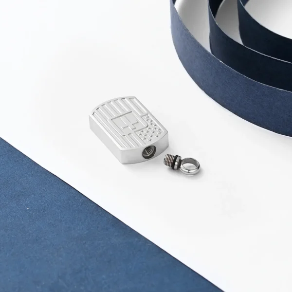 starlights urns american flag urn necklace – patriotic memorial cremation jewelry for ashes