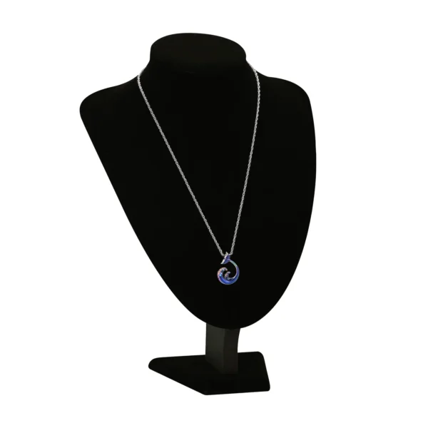 starlight urns ocean wave urn necklace for ashes – memorial jewelry keepsake pendant