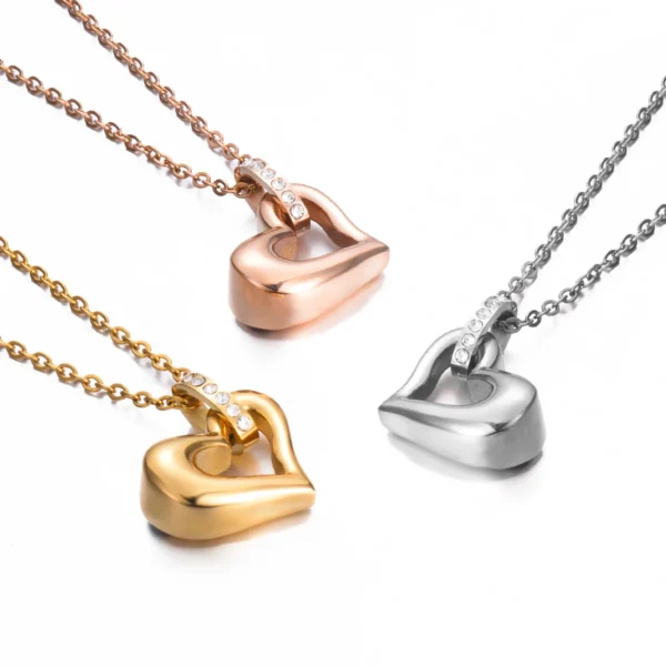 starlight urns mini steel heart urn necklace – memorial jewelry for ashes