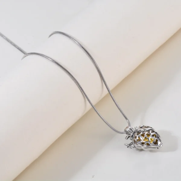 starlight urns anatomical heart urn necklace – unique cremation jewelry for ashes