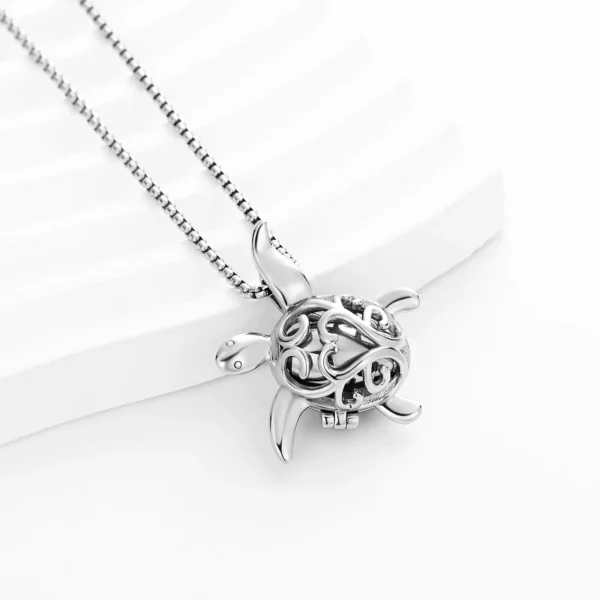 starlight urns turtle urn necklace – memorial cremation jewelry for ashes
