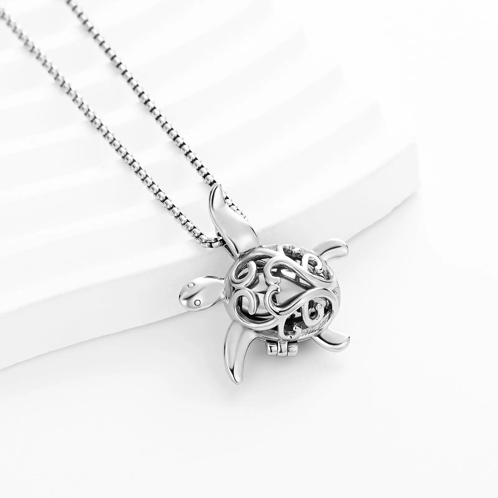 starlight urns turtle urn necklace – memorial cremation jewelry for ashes